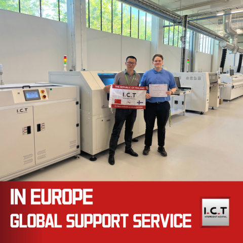 I.C.T | Elektronik PCB İletim için SMT Vakum konveyör