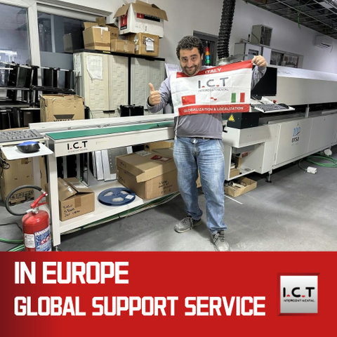 I.C.T | SMT Muayene PCB konveyör ve Kaldırma Dönüşü konveyör Üreticileri