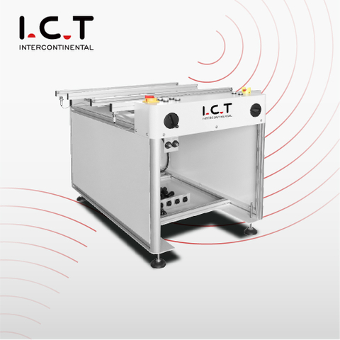 I.C.T | Çift Raylar konveyör SMT PCB Ng Tamam konveyör Birimleri Reddeder