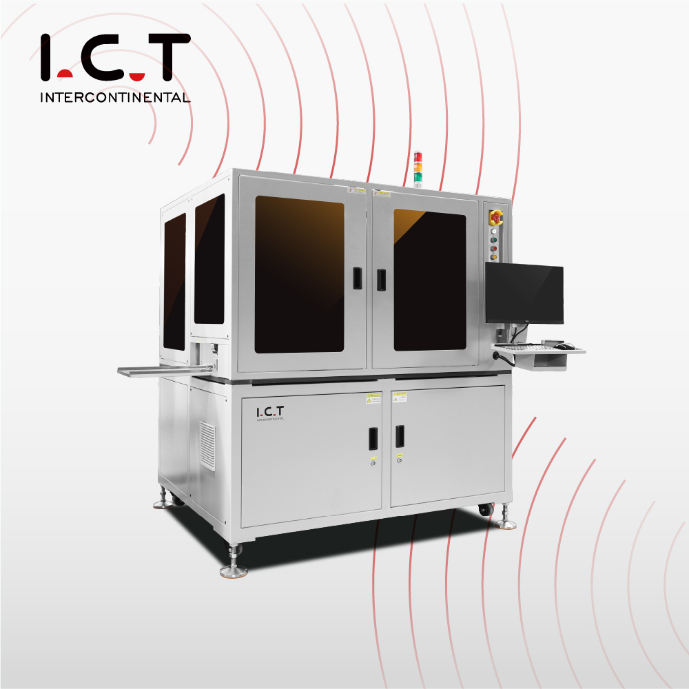 I.C.T |Otomatik Yüzey Tekilleştirme Sistemi PCB Lazer Kesim Makinesi