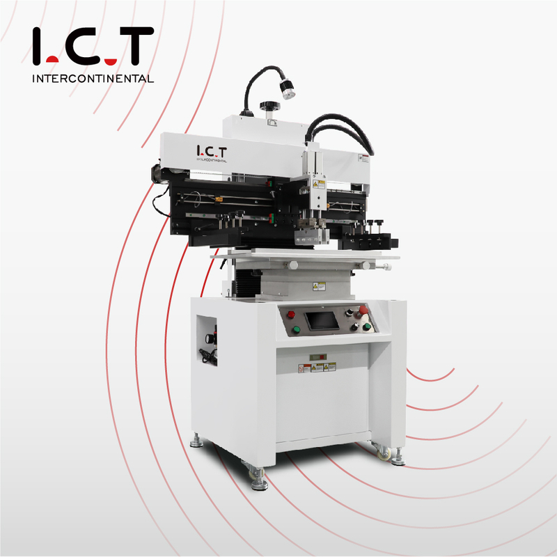 I.C.T | SMT Yarı otomatik şablon yazıcı makinesi Sp 400v
