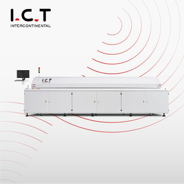 I.C.T-Lyra622N | Kurşunsuz SMD Çift Raylı Reflow Lehimleme Fırını Makinesi