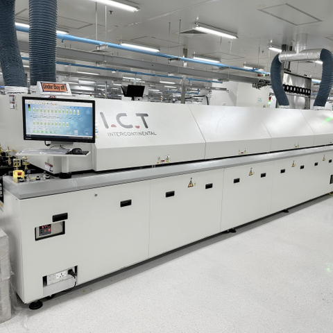 I.C.T | Shenzhen SMT Lehimleme Makinesi Kurşun Reflow Fırın Lehimleme 