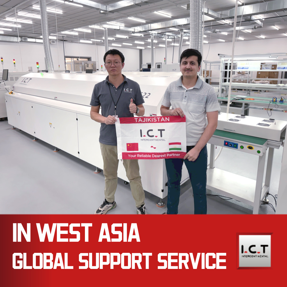 Çift Raylı SMD Reflow Lehimleme Fırını Makinası