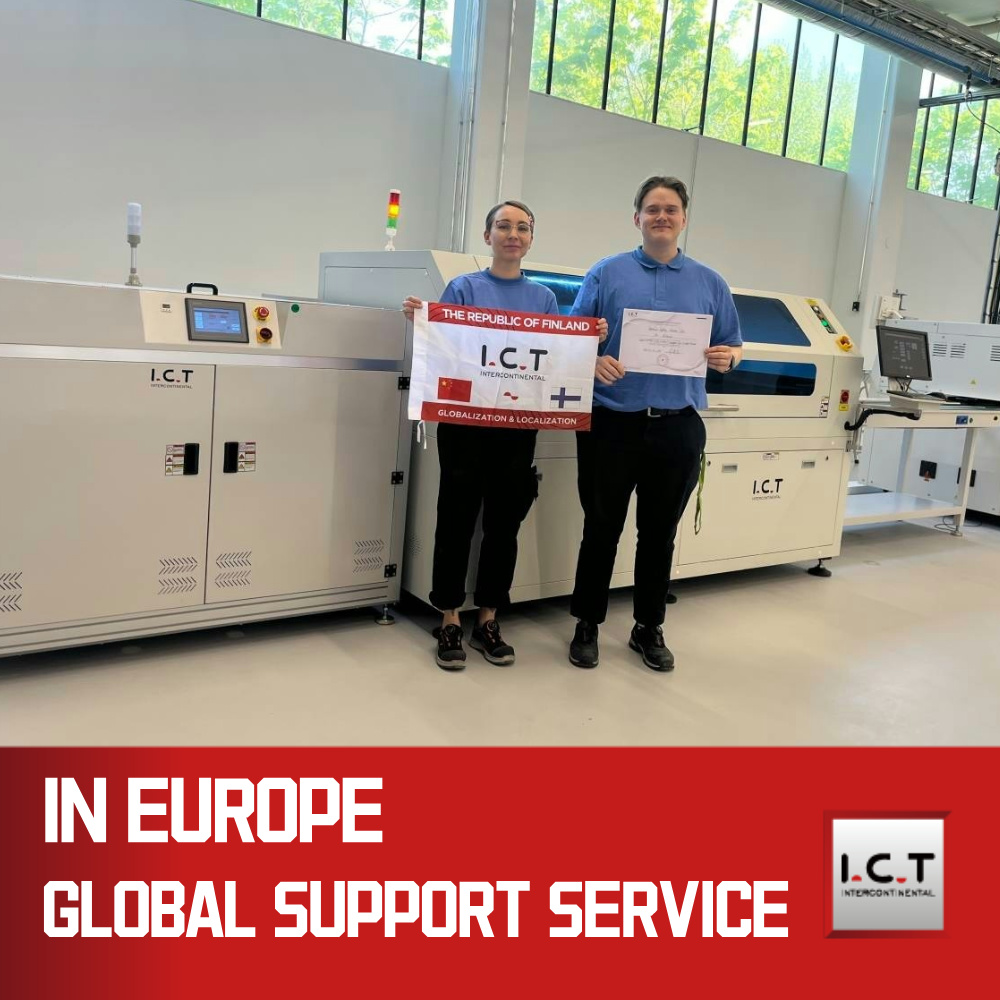 I.C.T-1200 | 1,2 Metre SMT Tam Otomatik LED stensil Yazıcı