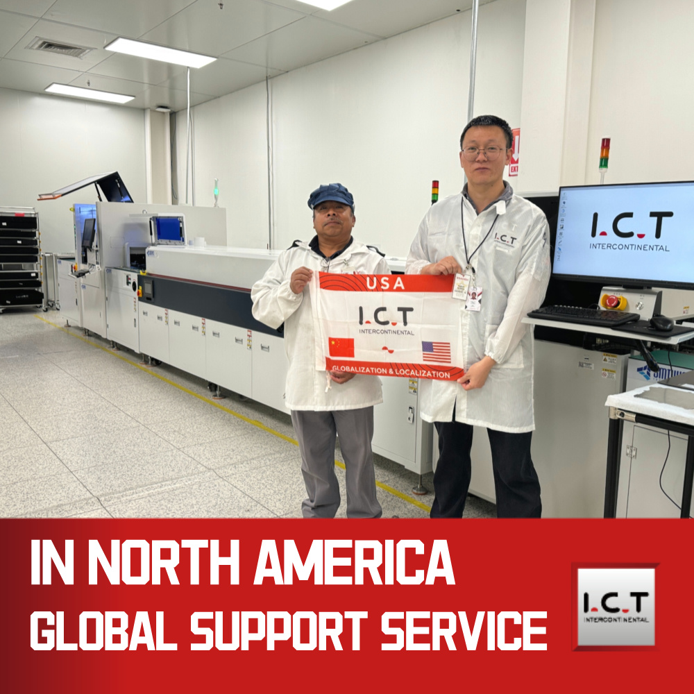 I.C.T | SMT PCB LED için Kaplama Püskürtme Yapıştırma Makinesi