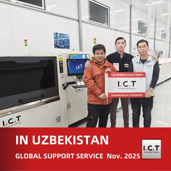 I.C.T, Özbekistan'da PC Anakart Üretimi için SMT ve DIP Hatlarını Sunuyor