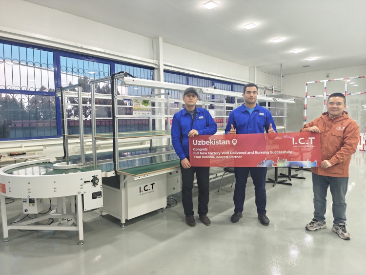 &Ouml;zbekistan'da I.C.T Bant Viraj Alma Makinası