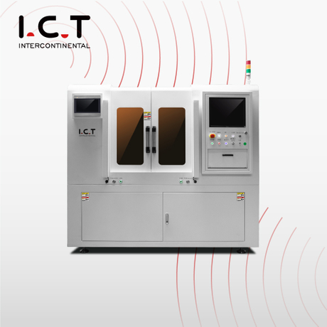 I.C.T |Semicon için Yüksek Hızlı Hat İçi Çok Kafalı PCBA Yerleştirme Makinesi
