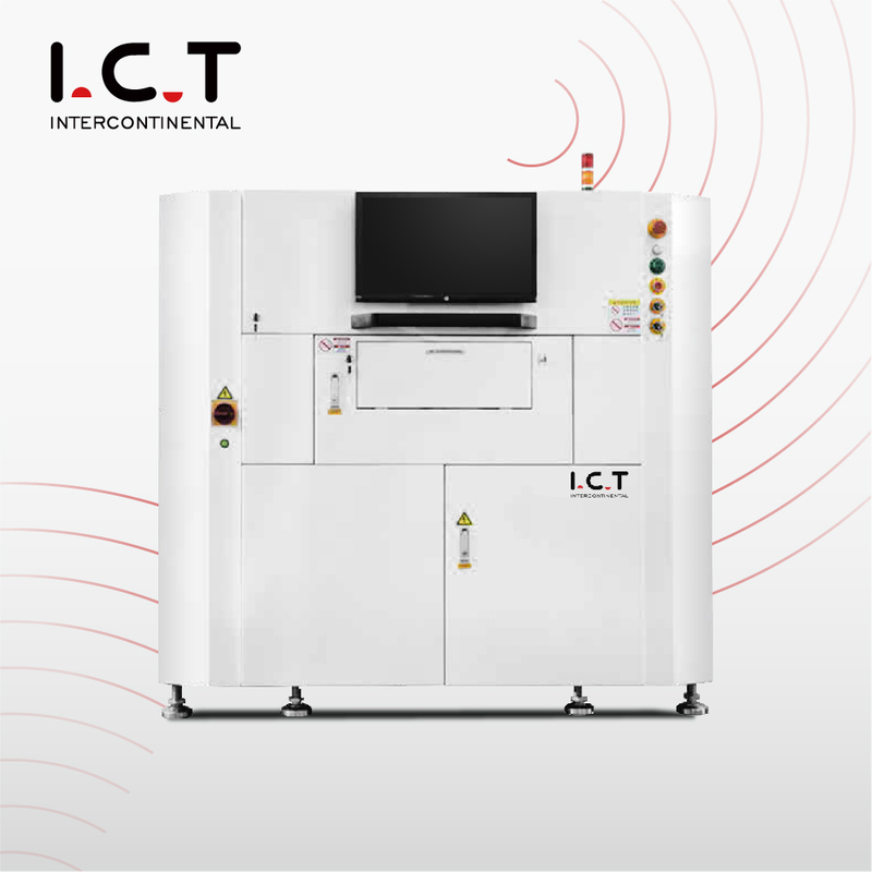 smt'de ICT-S400 3d lehim pastası spi muayene makinesi