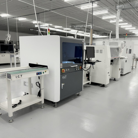 I.C.T-D1200 | SMT Hattı İçin Çevrimiçi Jet Dağıtım Makinesi