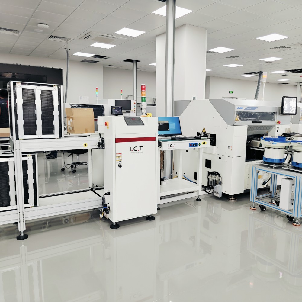 I.C.T | Büyük PCB Parçalar için Fluxlu Dalga Lehimleme Makinesi 