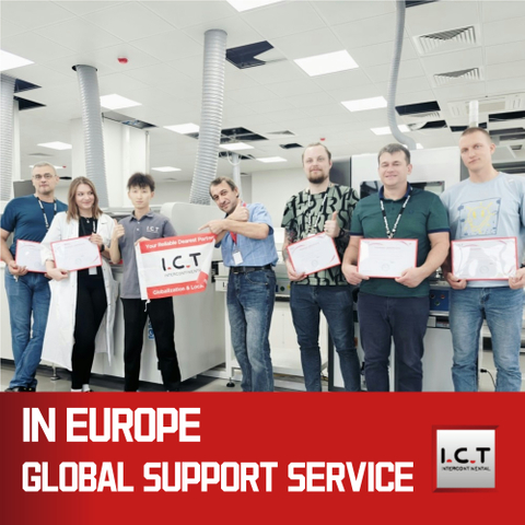 I.C.T | Masa Üstü Eksenel Kurşunlu Komponent Yerleştirme Makinası SMT Ekleme Makinası