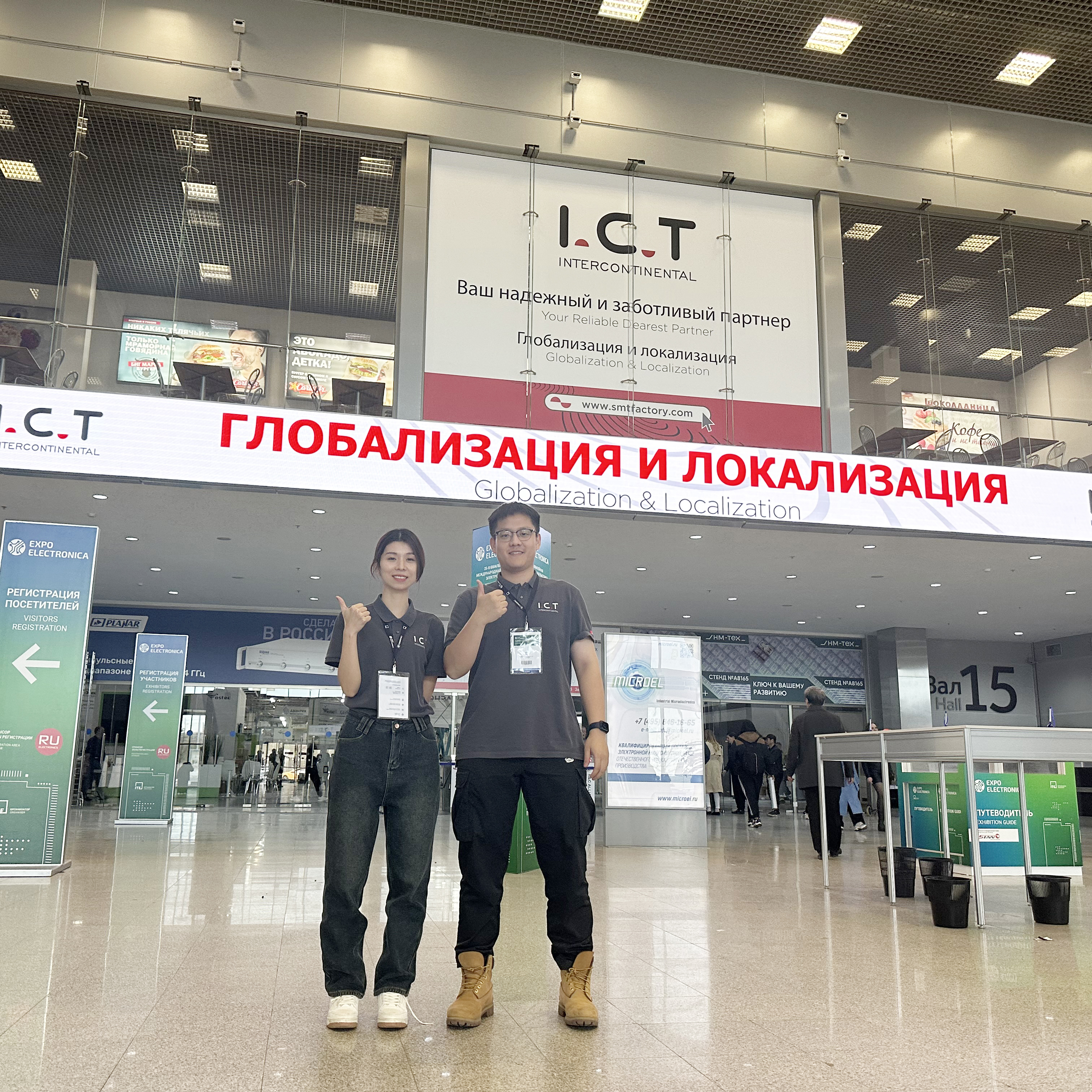 I.C.T Moskova'daki Fuar Electronica sergisinde