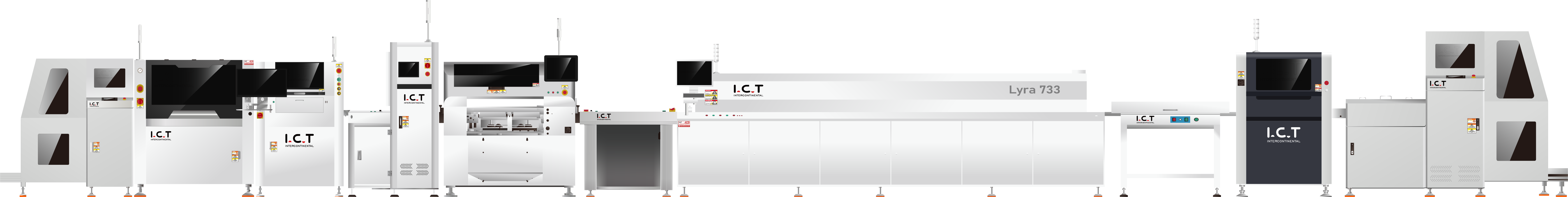 I.C.T SMT Satır+AOI +SPI