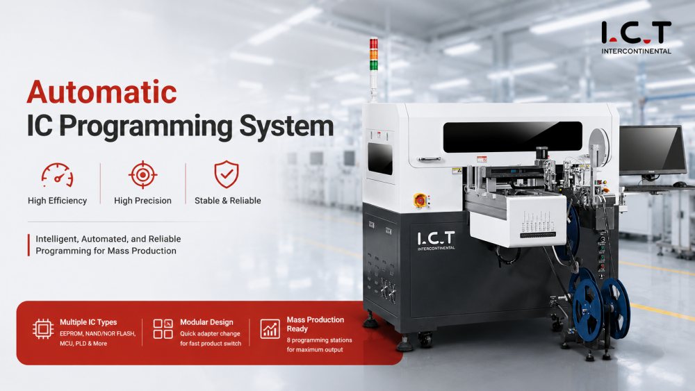 Automatic IC Programming System Otomatik IC programlama sistemi