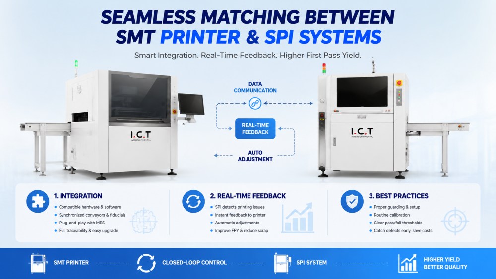 SMT Yazıcı ve SPI Systems.jpg Arasında Sorunsuz Eşleşmenin Sağlanması