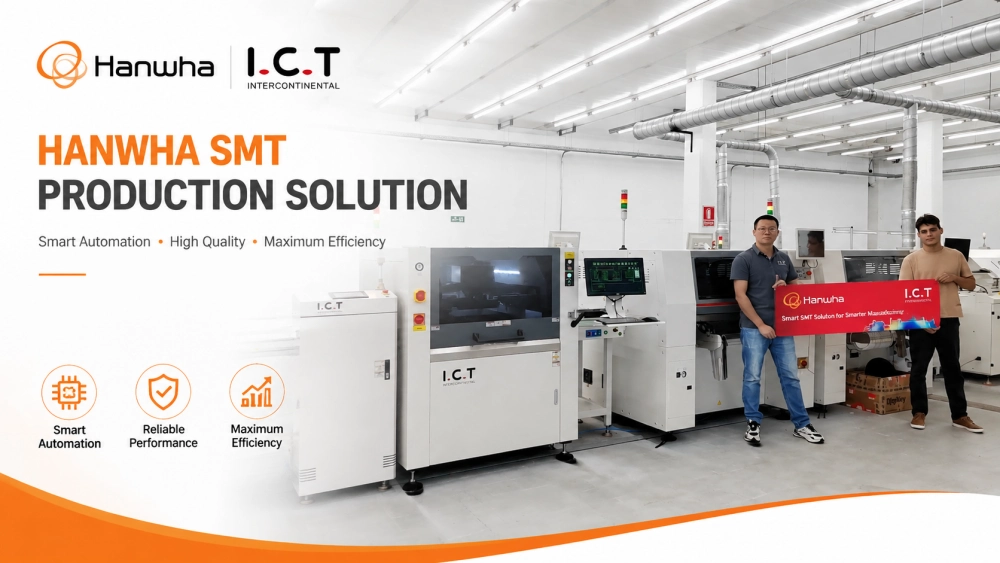 I.C.T Hanwha SMT &Uuml;retim Hattı.webp