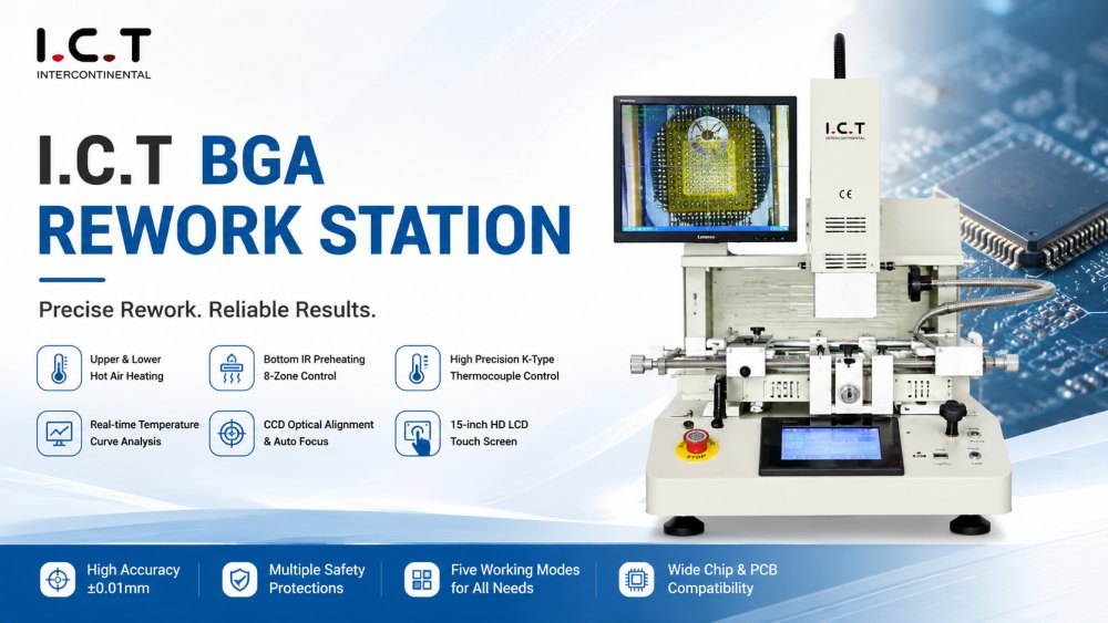 I.C.T BGA Yeniden İşleme İstasyonu