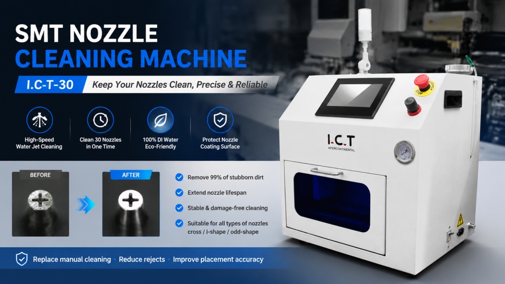 SMT Nozzles cleaning machine SMT Nozul temizleme makinesi